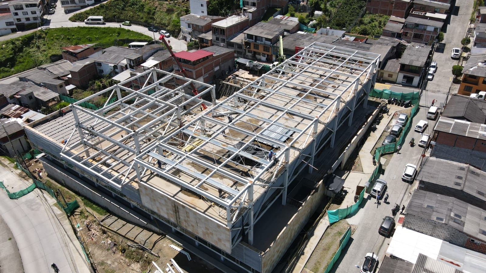 Centro de la Ciencia, la Tecnología y la Innovación de Caldas, Villamaría, Caldas: estructura metálica de GVS Construcciones